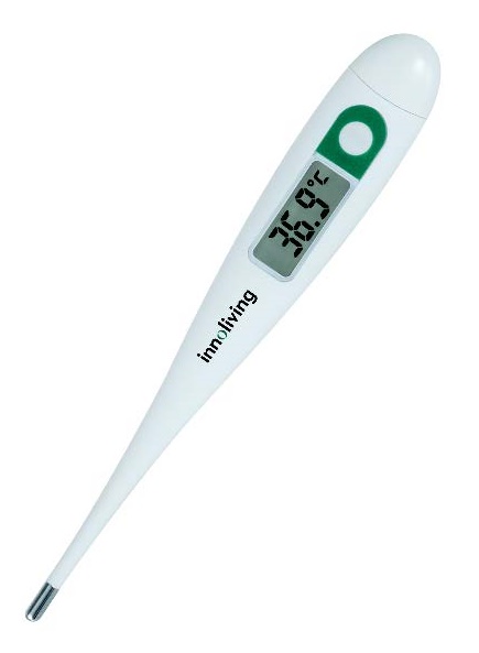 Termometro digitale per adulti e bambini, facile da usare, flessibile, con  25 coperture per sonde cliniche