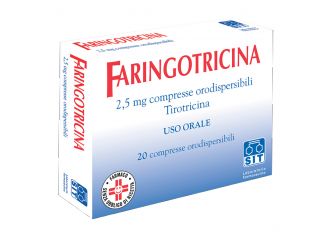 Faringotricina 2,5 mg compresse orodispersibili