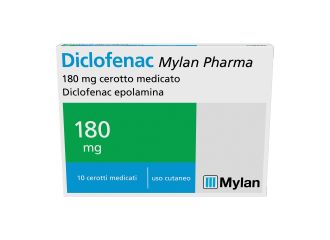 Diclofenac mylan pharma 180 mg cerotto medicato