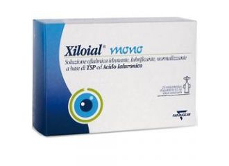 Soluzione oftalmica idratante lubrificante xiloial 20 monodose da 0,5ml