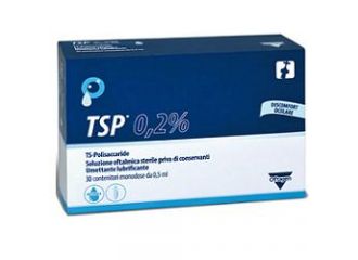 Tsp 0,2% soluzione oftalmica umettante lubrificante 30 flaconcini monodose 0,5 ml