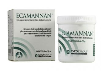 Ecamannan polvere 50 g senza zuccheri