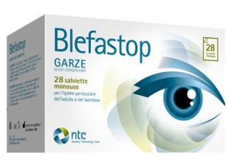 Blefastop garza con hy-ter in cotone piegata con filo di bario 28 pezzi