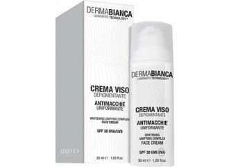 Dermabianca crema viso depigmentante antimacchie spf30 uva/uvb 30 ml