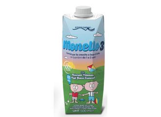 Monello 3 formula per la crescita a base di latte per bambini da 1 a 3 anni liquido 500 ml