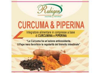 Curcuma & piperina rubigen 120 compresse da 500 mg