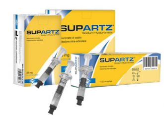 Siringa preriempita intra-articolare supartz acido ialuronico 25 mg 2,5 ml 1 pezzo