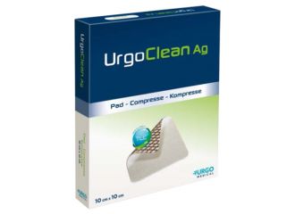 Medicazione tnt assorbente gelificante urgoclean ag/silver 6x6cm 5 pezzi