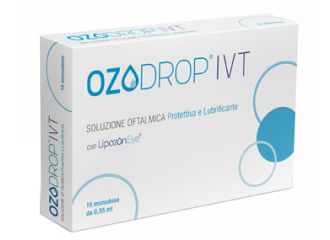 Ozodrop ivt soluzione oftalmica base di olio ozonizzato in fosfolipidi 15 flaconcini monodose da 0,35 ml