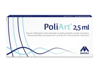 Siringa intra-articolare poliart 20mg/ml acido ialuronico 2,5 ml