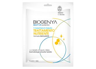 Biogenya beauty life protection 1 maschera in tessuto trattamento nutriente