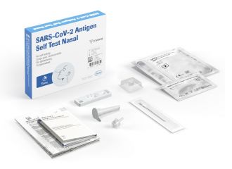 Test antigenico rapido covid-19 autodiagnostico determinazione qualitativa antigeni sars-cov-2 in tamponi nasali mediante immunocromatografia 5 pezzi