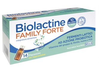 Biolactine family forte 10 miliardi 14 flaconcini da 9 ml