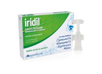 Gocce oculari iridil 10 ampolle monodose richiudibili 0,5 ml