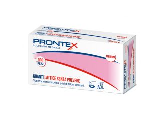 Prontex guanto in lattice senza polvere piccolo 100 pezzi