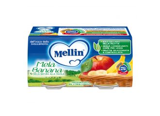 Mellin omogeneizzato mela banana 100 g 2 pezzi