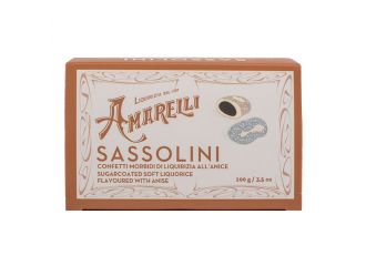 Liquirizia sassolini sacchetto 100 pezzi