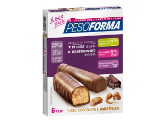 Pesoforma barretta cioccolato caramello 12 x 31 g