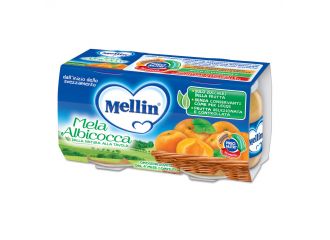 Mellin omogeneizzato mela/albicocca 100 g 2 pezzi