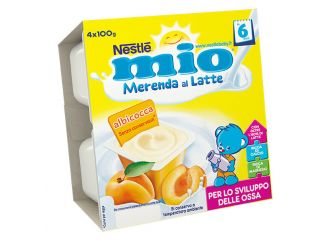 Nestle' mio merenda albicocca 4 x 100 g