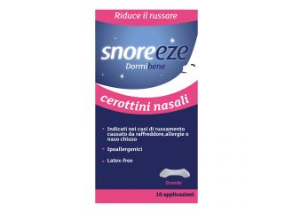 Cerotto nasale snoreeze classico large 10 pezzi