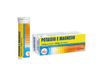 Dompe' potassio+magnesio 12 compresse effervescenti 