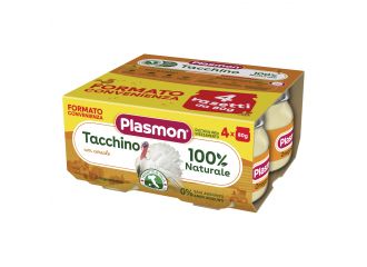 Plasmon omogeneizzato tacchino 4 x 80 g con gift