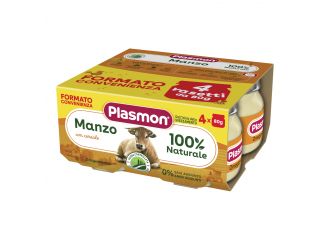 Plasmon omogeneizzato manzo 4 x 80 g