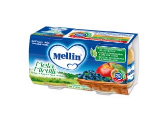 Mellin omogeneizzato mela mirtillo 100 g 2 pezzi