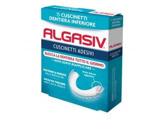 Algasiv adesivo per protesi dentaria inferiore 15 pezzi