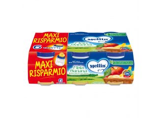 Mellin omogeneizzato mela banana 100 g 6 pezzi