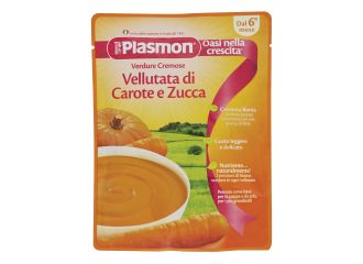 Plasmon pouches vellutata di carote e zucca 180 g