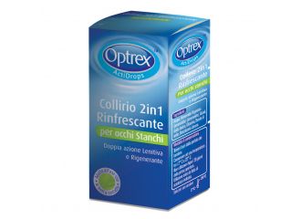 Gocce oculari optrex actidrops 2in1 rinfrescante occhi stanchi 1 pezzo