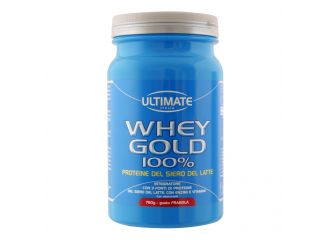 Whey gold 100 % fragola 750 g 1 pezzo