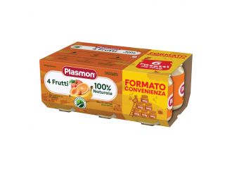 Plasmon omogeneizzato 4 frutti 6 x 104 g