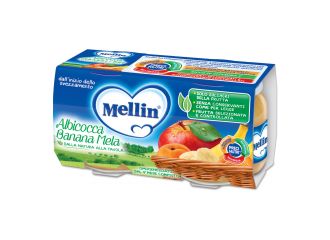 Mellin omogeneizzato albicocca banana mela 100 g 2 pezzi