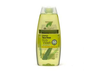 Dr organic tea tree body wash detergente corpo 250 ml