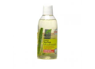 Dr organic tea tree mouthwash collutorio 500 ml