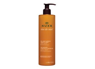 Nuxe reve de miel gel detergente viso e corpo 400 ml