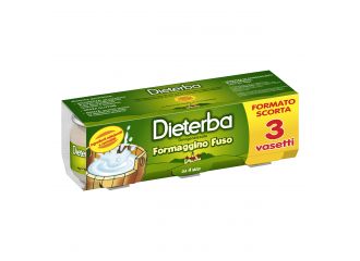 Dieterba omogeneizzato formaggino 3 pezzi 80 g