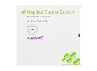 Medicazione in schiuma di poliuretano mepilex border conformata per sacro assorbente bordo integrato strato di contatto in silicone morbido 15x15 cm 5 pezzi