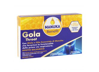 Manuka benefit gola throat 20 compresse masticabili