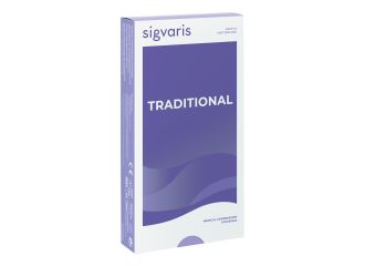 Sigvaris 503 ccl2 gambaletto traditional lungo punta aperta beige xl plus