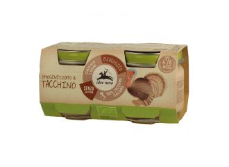 Omogeneizzato di tacchino baby food bio 2 x 80 g