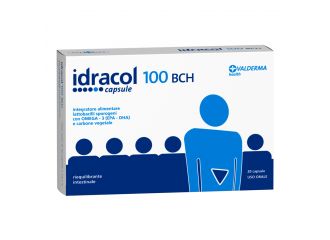 Idracol 100 bch integratore alimentare stipsi e transito intestinale astuccio 20 capsule