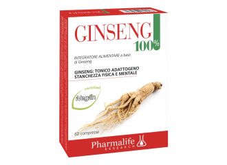 Ginseng 100% integratore alimentare 60 compresse