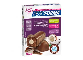 Pesoforma barretta cuore cocco 6 pasti 12 x 31 g