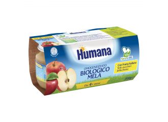 Humana omogeneizzato mela bio 2 vasetti 100g