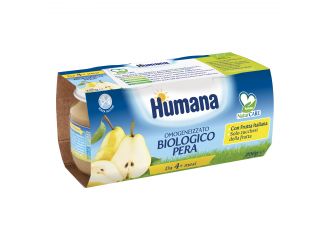 Humana omogeneizzato pera bio 2 vasetti 100 g