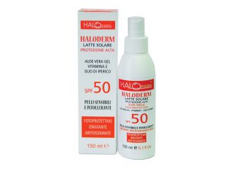 Haloderm latte solare spf50 protezione alta 150 ml